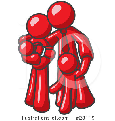 Royalty-Free (RF) Red Collection Clipart Illustration by Leo Blanchette - Stock Sample #23119