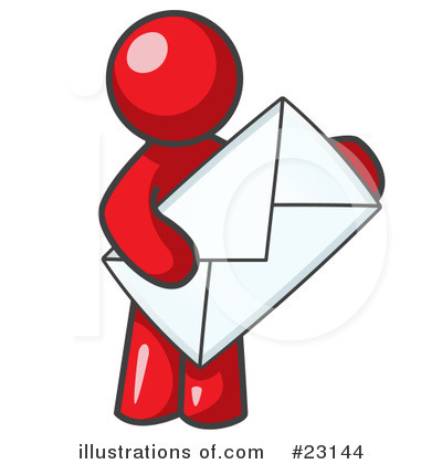 Envelope Clipart #23144 by Leo Blanchette
