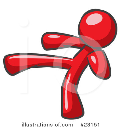 Royalty-Free (RF) Red Collection Clipart Illustration by Leo Blanchette - Stock Sample #23151