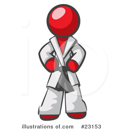 Karate Clipart #23153 by Leo Blanchette