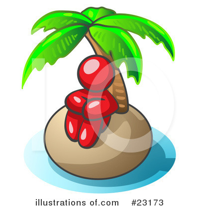 Royalty-Free (RF) Red Collection Clipart Illustration by Leo Blanchette - Stock Sample #23173