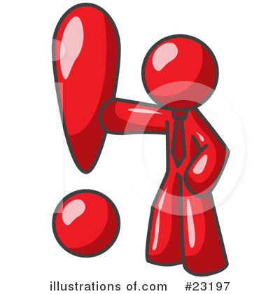 Exclamation Point Clipart #23197 by Leo Blanchette