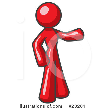 Royalty-Free (RF) Red Collection Clipart Illustration by Leo Blanchette - Stock Sample #23201