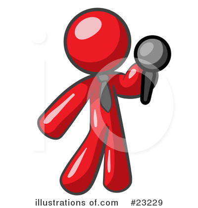 Royalty-Free (RF) Red Collection Clipart Illustration by Leo Blanchette - Stock Sample #23229