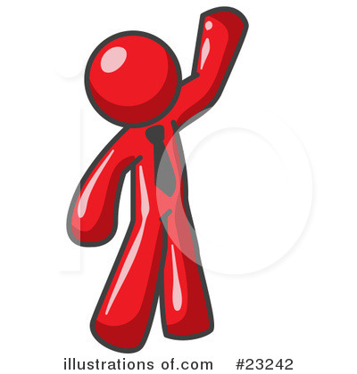 Red Character Clipart #23242 by Leo Blanchette