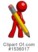 Red Design Mascot Clipart #1536017 by Leo Blanchette