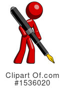 Red Design Mascot Clipart #1536020 by Leo Blanchette