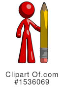 Red Design Mascot Clipart #1536069 by Leo Blanchette
