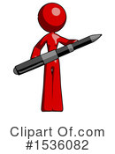 Red Design Mascot Clipart #1536082 by Leo Blanchette