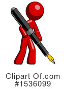 Red Design Mascot Clipart #1536099 by Leo Blanchette