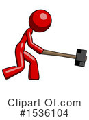 Red Design Mascot Clipart #1536104 by Leo Blanchette