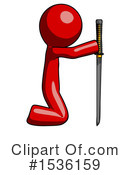 Red Design Mascot Clipart #1536159 by Leo Blanchette