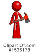 Red Design Mascot Clipart #1536178 by Leo Blanchette