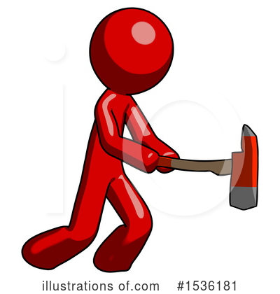 Royalty-Free (RF) Red Design Mascot Clipart Illustration by Leo Blanchette - Stock Sample #1536181