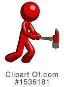 Red Design Mascot Clipart #1536181 by Leo Blanchette