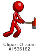 Red Design Mascot Clipart #1536182 by Leo Blanchette