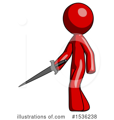 Royalty-Free (RF) Red Design Mascot Clipart Illustration by Leo Blanchette - Stock Sample #1536238