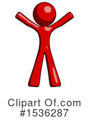 Red Design Mascot Clipart #1536287 by Leo Blanchette