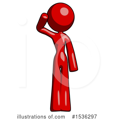 Royalty-Free (RF) Red Design Mascot Clipart Illustration by Leo Blanchette - Stock Sample #1536297