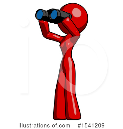 Royalty-Free (RF) Red Design Mascot Clipart Illustration by Leo Blanchette - Stock Sample #1541209