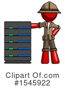 Red Design Mascot Clipart #1545922 by Leo Blanchette