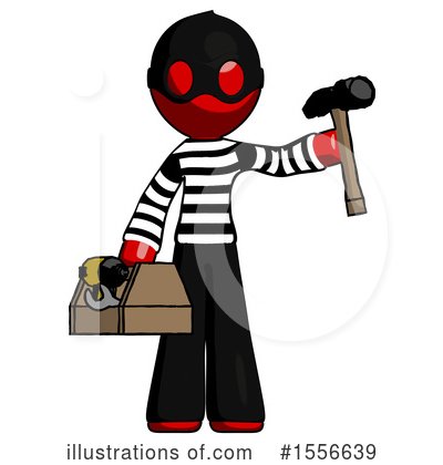 Royalty-Free (RF) Red Design Mascot Clipart Illustration by Leo Blanchette - Stock Sample #1556639