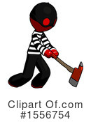 Red Design Mascot Clipart #1556754 by Leo Blanchette