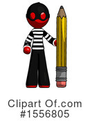 Red Design Mascot Clipart #1556805 by Leo Blanchette