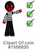Red Design Mascot Clipart #1556835 by Leo Blanchette