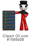 Red Design Mascot Clipart #1565028 by Leo Blanchette