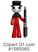 Red Design Mascot Clipart #1565060 by Leo Blanchette