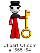 Red Design Mascot Clipart #1565154 by Leo Blanchette