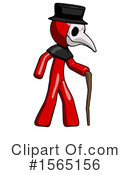 Red Design Mascot Clipart #1565156 by Leo Blanchette