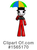 Red Design Mascot Clipart #1565170 by Leo Blanchette