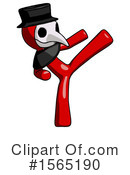 Red Design Mascot Clipart #1565190 by Leo Blanchette