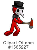 Red Design Mascot Clipart #1565227 by Leo Blanchette