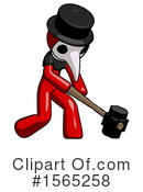 Red Design Mascot Clipart #1565258 by Leo Blanchette