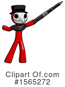 Red Design Mascot Clipart #1565272 by Leo Blanchette