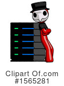 Red Design Mascot Clipart #1565281 by Leo Blanchette
