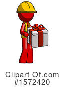 Red Design Mascot Clipart #1572420 by Leo Blanchette