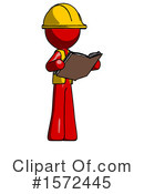 Red Design Mascot Clipart #1572445 by Leo Blanchette