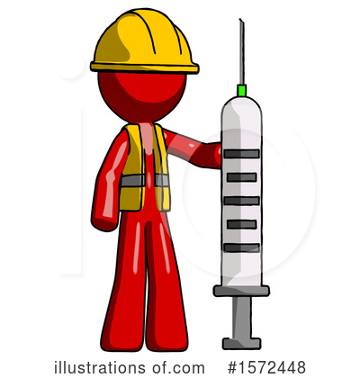 Royalty-Free (RF) Red Design Mascot Clipart Illustration by Leo Blanchette - Stock Sample #1572448