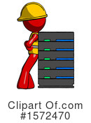 Red Design Mascot Clipart #1572470 by Leo Blanchette