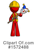 Red Design Mascot Clipart #1572488 by Leo Blanchette