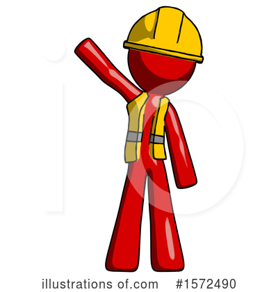 Royalty-Free (RF) Red Design Mascot Clipart Illustration by Leo Blanchette - Stock Sample #1572490