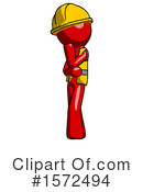 Red Design Mascot Clipart #1572494 by Leo Blanchette