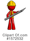 Red Design Mascot Clipart #1572532 by Leo Blanchette