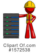 Red Design Mascot Clipart #1572538 by Leo Blanchette