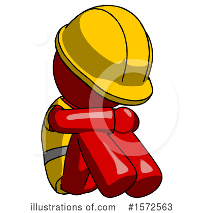 Royalty-Free (RF) Red Design Mascot Clipart Illustration by Leo Blanchette - Stock Sample #1572563