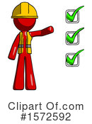 Red Design Mascot Clipart #1572592 by Leo Blanchette